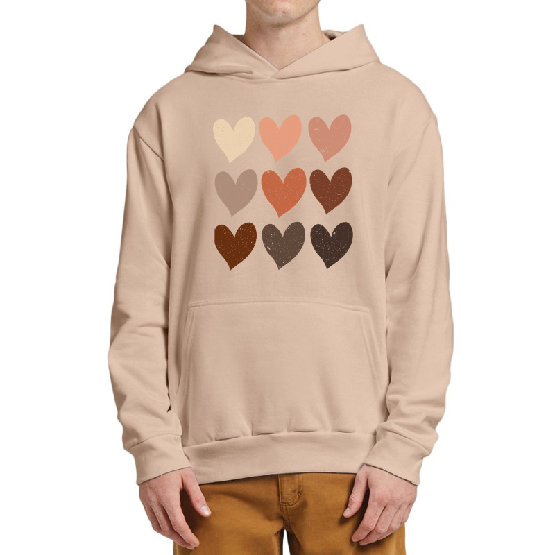 Diversity Hearts, Skin Tone Hearts Urban Pullover Hoodie | Artistshot