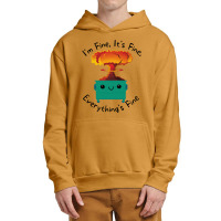 Its Fine Im Fine Everything Is Fine T  Shirt Its Fine Im Fine Everythi Urban Pullover Hoodie | Artistshot