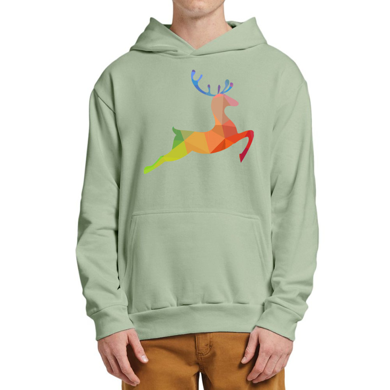 Running Deer T  Shirtrunning Deer Abstract Design T  Shirt Urban Pullover Hoodie by gail93766 | Artistshot