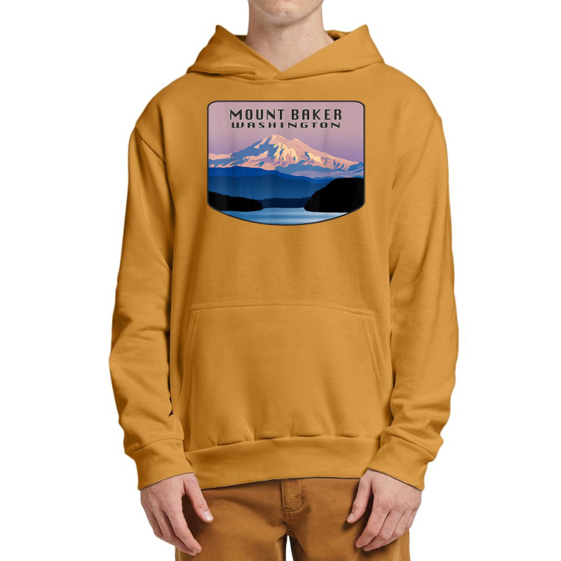 Mount Baker Whatcom County Bellingham Washington Mountain T Shirt Urban Pullover Hoodie | Artistshot