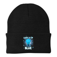 Light It Up Blue Autism I Wear Blue For Awareness Beanie | Artistshot