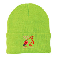 Light It Up Red Autism Awareness Puzzle Beanie | Artistshot