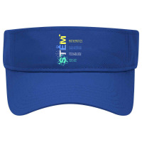 Stem Education Science Teacher Math Engineer Technology Visor Hat | Artistshot