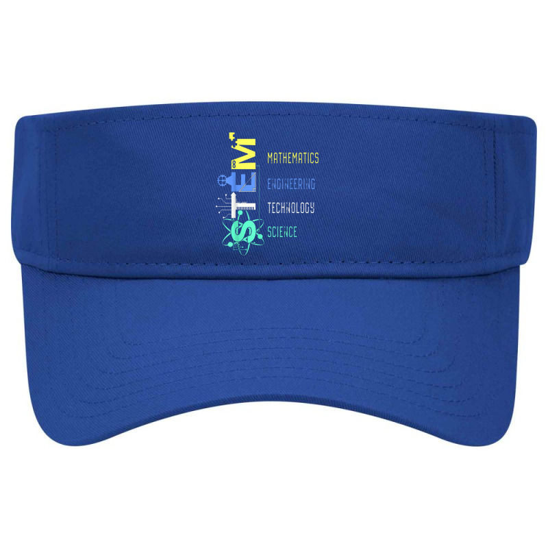 Stem Education Science Teacher Math Engineer Technology Visor hat by dwindupadi | Artistshot