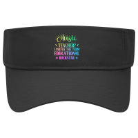 Music Teacher I Prefer The Term Educational Rockstar Visor Hat | Artistshot