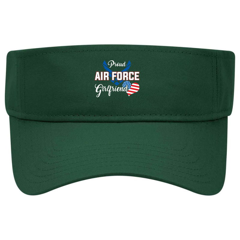 Proud Air Force Tee For Girlfriend Usa Military Women Visor hat by LisaSnyder | Artistshot