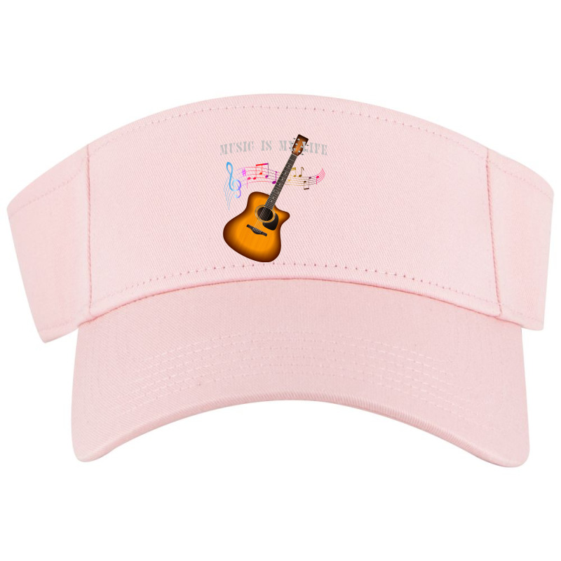 Guitar Lover Visor hat by thebrandal | Artistshot