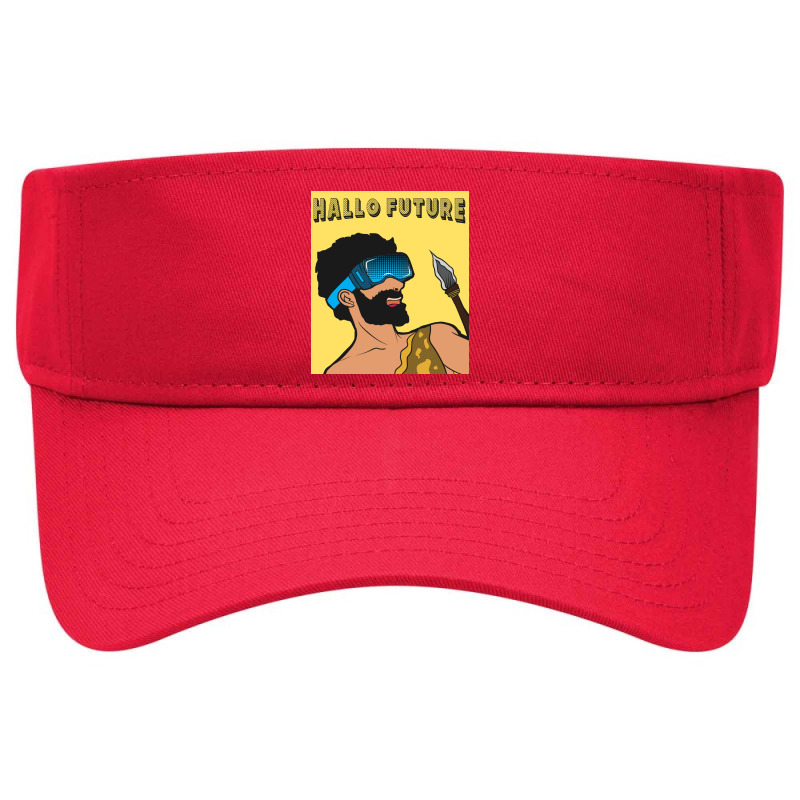 Hallo Future Visor hat by Spot Of merch | Artistshot