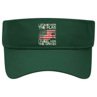 Patriot I Stand For The Flag I Kneel For The Cross Military T Shirt Visor Hat | Artistshot