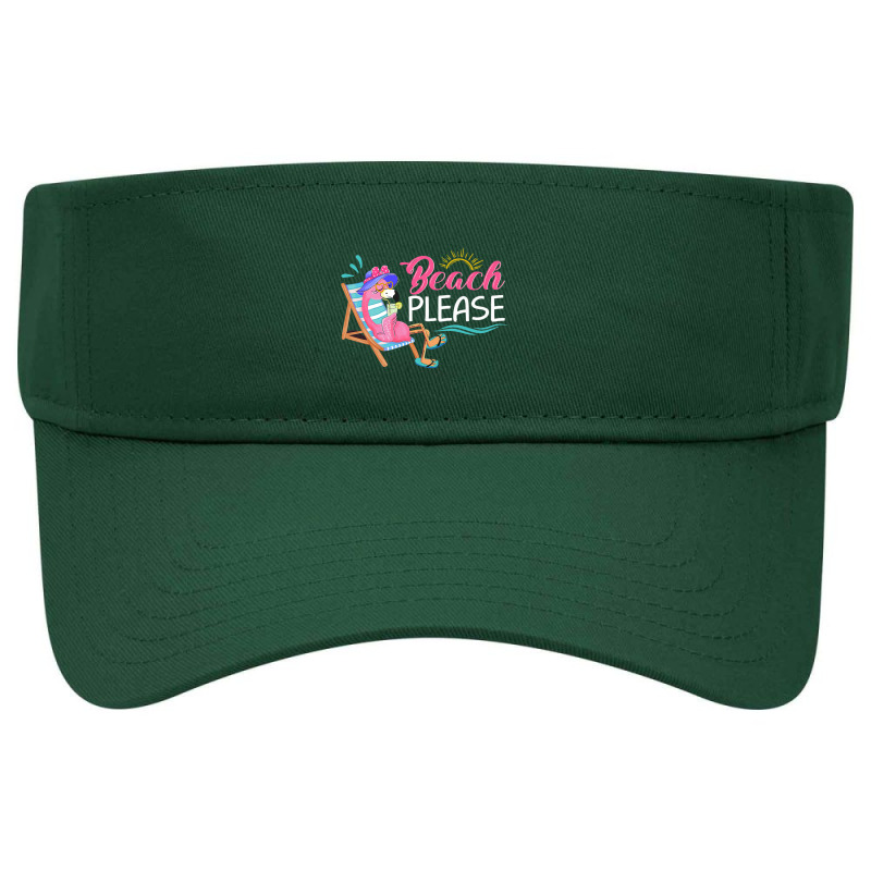 Flamingo Beach Please Flamingo Drinking Lover Summer Vacation Visor hat by urethrapricey | Artistshot