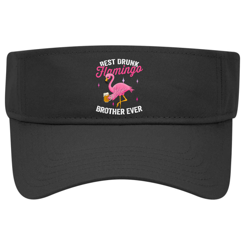 Flamingo Drunk Flamingo Flamingo Drinking Beer Visor hat by urethrapricey | Artistshot