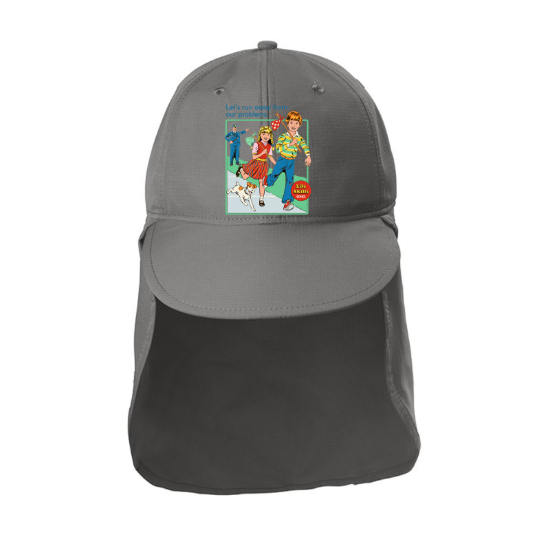 Let’s Run Away Sun Shade Cap by BrownArt | Artistshot