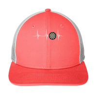 Darts Bullseye Board Heartbeat Ekg Pulse Scoreboard T Shirt Snapback Trucker Cap | Artistshot