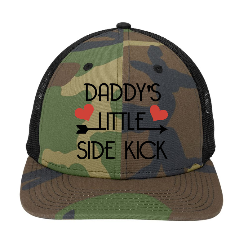 Daddys Little Side Kick Snapback Trucker Cap by solehpati | Artistshot