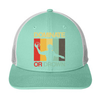 Water Polo Dominate Or Drown Funny Waterpolo Sports Player Snapback Trucker Cap | Artistshot