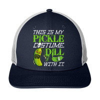 This Is My Pickle Costume Dill With It Scary Pickles Skull T Shirt Snapback Trucker Cap | Artistshot