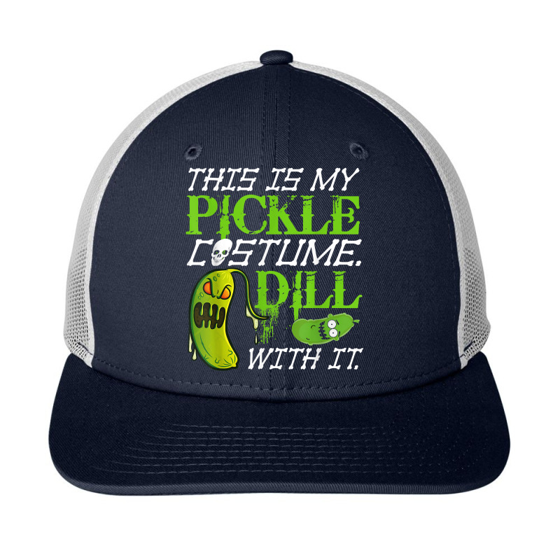 This Is My Pickle Costume Dill With It Scary Pickles Skull T Shirt Snapback Trucker Cap by bibonzgulnacqo | Artistshot