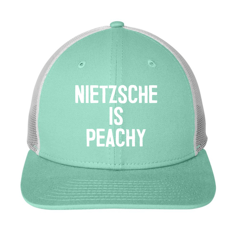 Nietzsche Funny Humorous Philosophy Nihilism Snapback Trucker Cap by qulonuhun | Artistshot