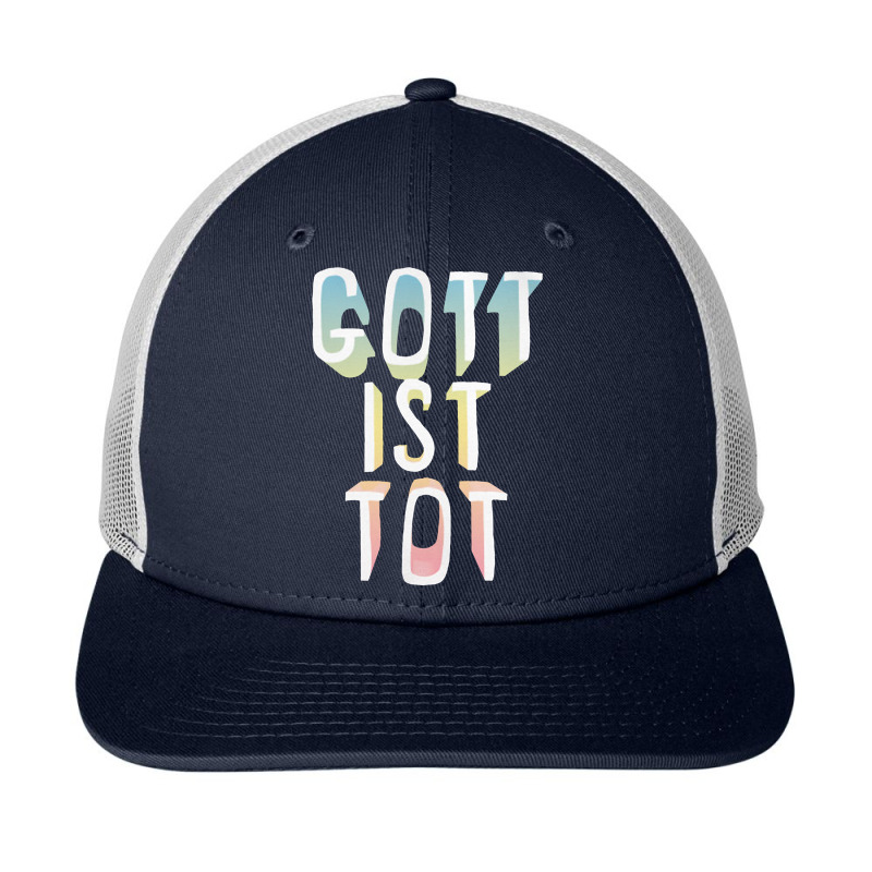 Nietzsche Gott Ist Tot 'god Is Dead' Philosophy Nihilism Tee Snapback Trucker Cap by qulonuhun | Artistshot