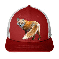 Red Fox Snapback Trucker Cap | Artistshot