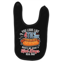 You Look Like 4th Of July Hot Dog Baby Bibs | Artistshot