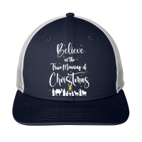 Christian Christian Christmas Baby Jesus Nativity 243 Bibble Jesus Snapback Trucker Cap | Artistshot