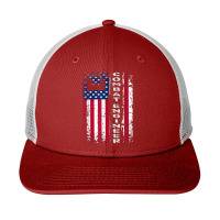 Combat Engineer Distressed American Flag   U.s. Military Snapback Trucker Cap | Artistshot