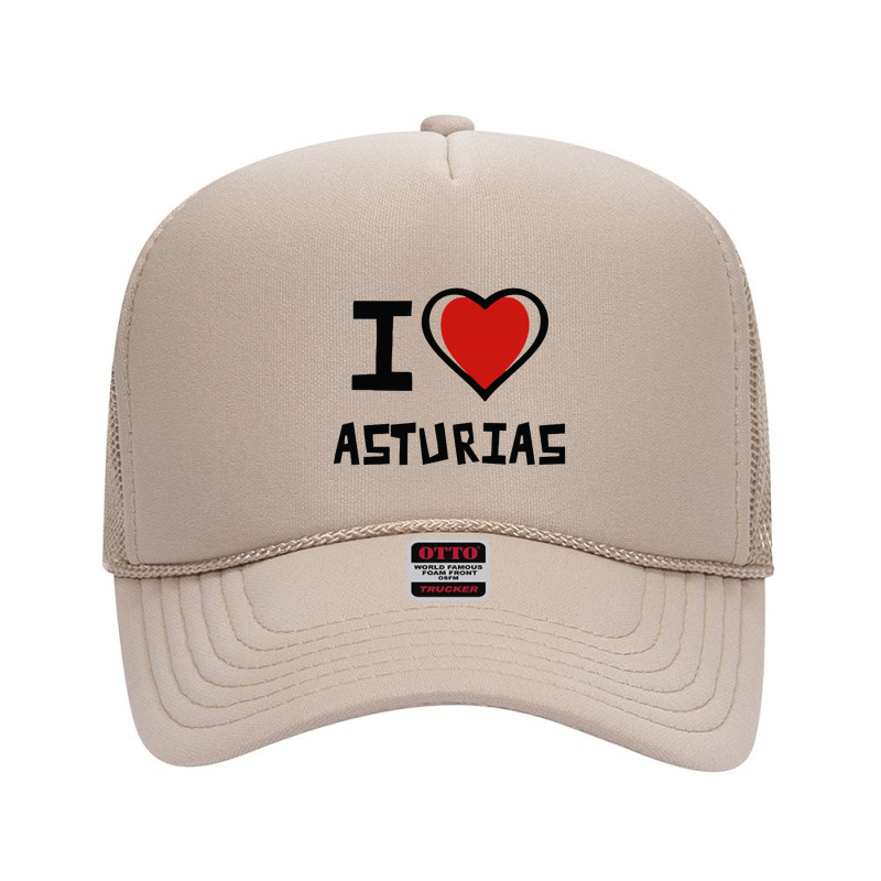 I Love Asturias Foam Trucker Hat by RetnoAN | Artistshot