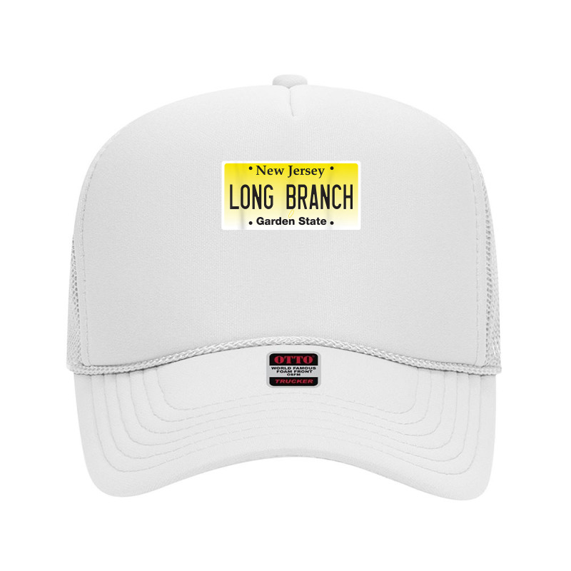 Long Branch Nj New Jersey License Plate Beach Jersey Shore T Shirt Foam Trucker Hat | Artistshot