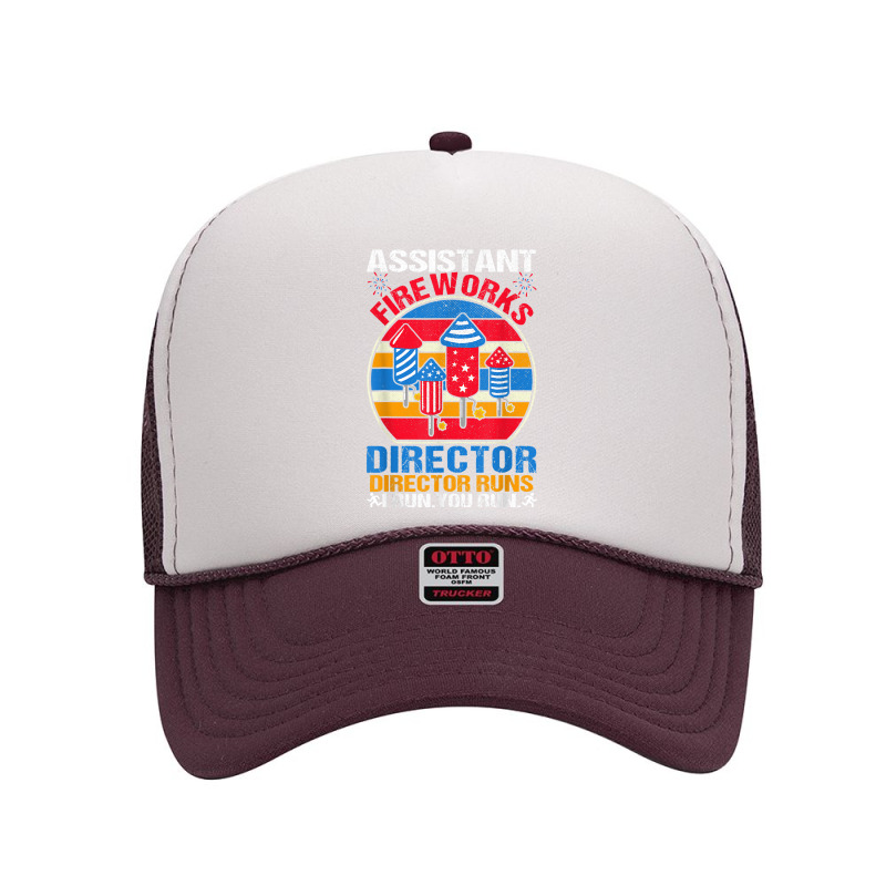 Assistant Fireworks Director Usa Independence Day July 4th T Shirt Foam Trucker Hat by dequariusgoblirsch | Artistshot