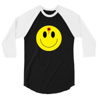 Smiley Face With Bullet Hole 3/4 Sleeve Shirt | Artistshot