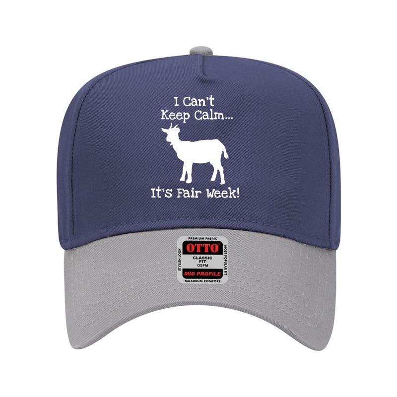 State And County Fair Show Goat Farm Animal Showing T Shirt Adjustable Baseball Cap by ChristineWeber89 | Artistshot