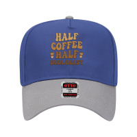 Retro T  Shirt Half Coffee Half Biologist T  Shirt Adjustable Baseball Cap | Artistshot