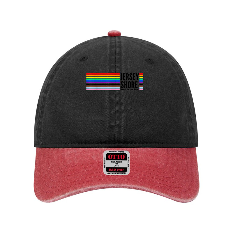 Jersey Shore Roller Derby Pride T Shirt Dyed Cap | Artistshot