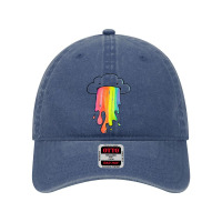 Cloud Overlay Rainbow Dyed Cap | Artistshot