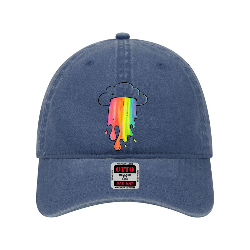 Cloud Overlay Rainbow Dyed Cap by lindumawardi | Artistshot