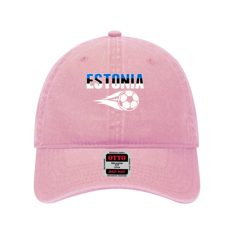 Proud Estonia Soccer Fans Jersey   Estonian Football Lovers Premium T Dyed Cap | Artistshot