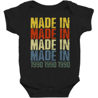 Made In 1990 Baby Bodysuit | Artistshot