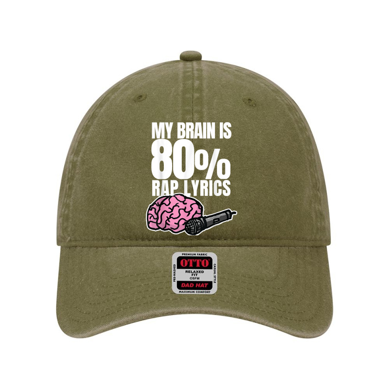 Rappers, Fans Of Rap Lyrics With Rap Based Quote T Shirt Dyed Cap | Artistshot