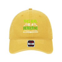 Detective Private Investigator And Fingerprint T Shirt Dyed Cap | Artistshot