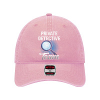 Private Detective Team Investigator Investigation Spy T Shirt Dyed Cap | Artistshot