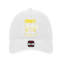 Private Idea Funny Superhero Job   Private T Shirt Dyed Cap | Artistshot