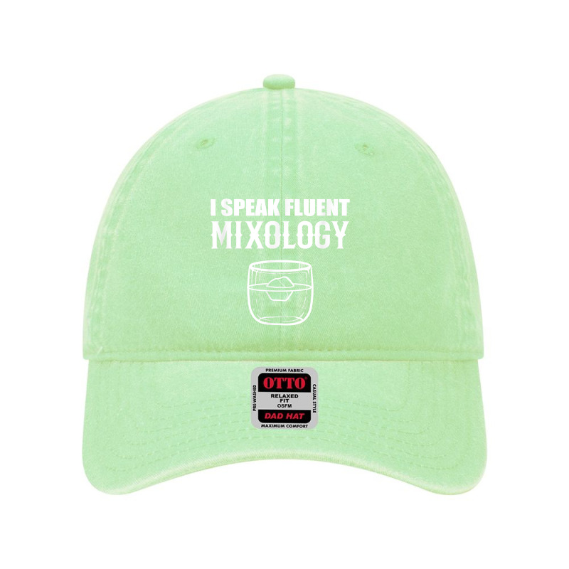 Speak Fluent Mixology Bartender T Shirt Dyed Cap by hollymu | Artistshot