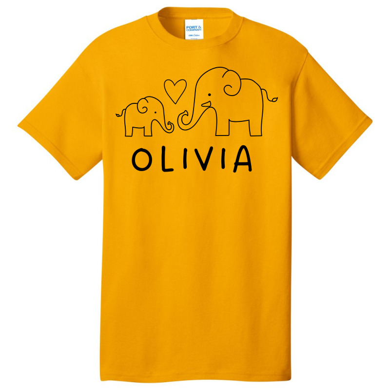 Olivia Elephant Basic T-shirt | Artistshot