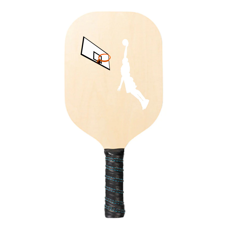 Basketball Dunk Competition Silhouette One Handed Dunk Shot Pickleball Paddle | Artistshot