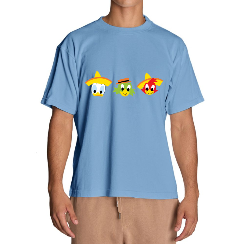 The Three Caballeros Urban Heavy T-shirt by usermomm1e | Artistshot