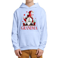 Womens Funny Love Being Called Grandma Gnome Valentine Day Matching Urban Pullover Hoodie | Artistshot