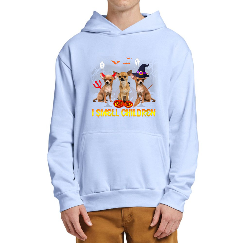 Womens I Smell Childen Funny Halloween Chihuahua Urban Pullover Hoodie | Artistshot