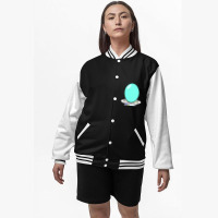 Lucky Torquoise Indonesian Salted Egg Bomber Jacket | Artistshot