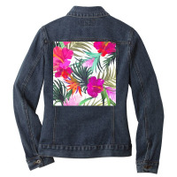 Tropical T  Shirt Tropical Fascinating Foliage T  Shirt Ladies Denim Jacket | Artistshot